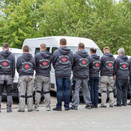 Team von Meister Brütt Fliesen in Helse